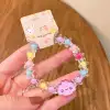 2024 Trendy children's jewelry, small rings, white jade Bodhi prayer beads, children's toys, papap ruler accessories, children's accessories, fun and fashionable new bracelets, children's 2024 trend Specification image